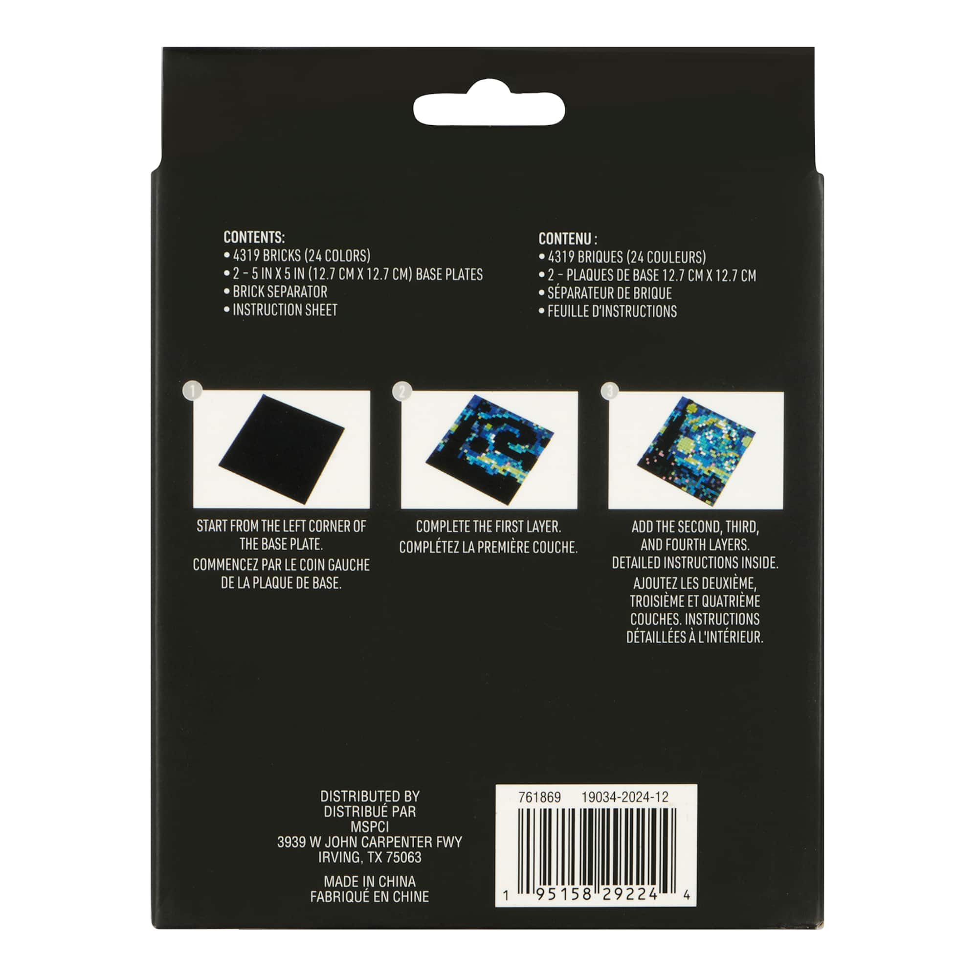 Van Gogh Paintings Pixelated Brick Art Kit by Make Market®